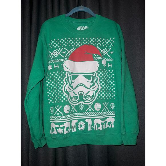 Ugly Christmas Sweater Sweatshirt Xmas Size Small Star Wars - Picture 1 of 3
